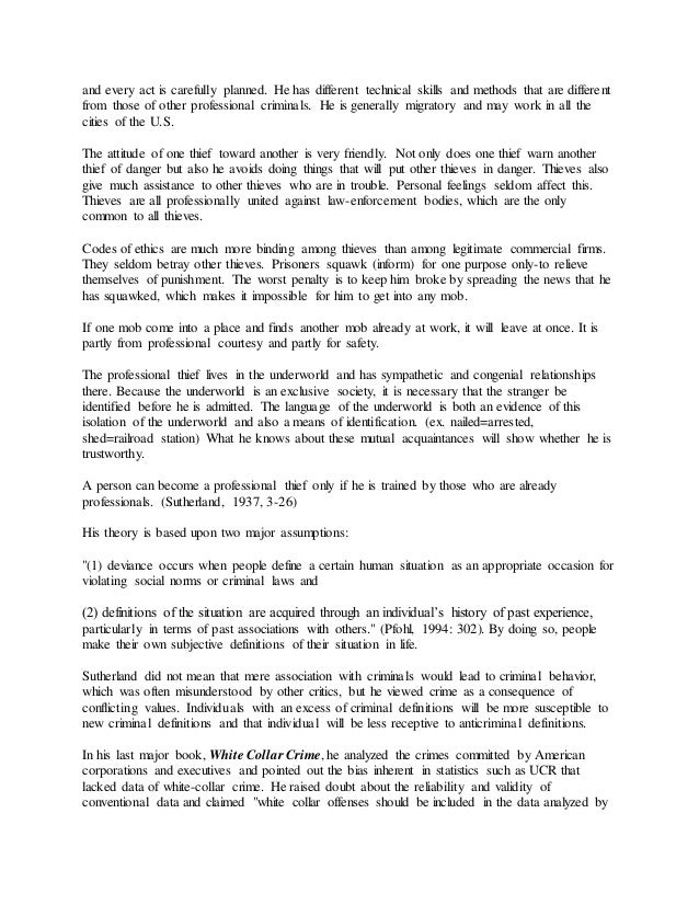 theories of white collar crime pdf white collar crime examples